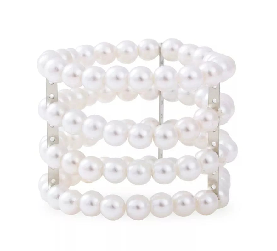 Translation missing: en.Pulsera de Perlas blancas grande