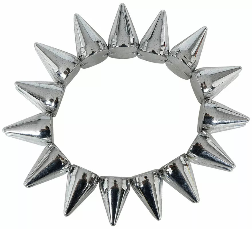 Pulsera de Pinchos Plateados