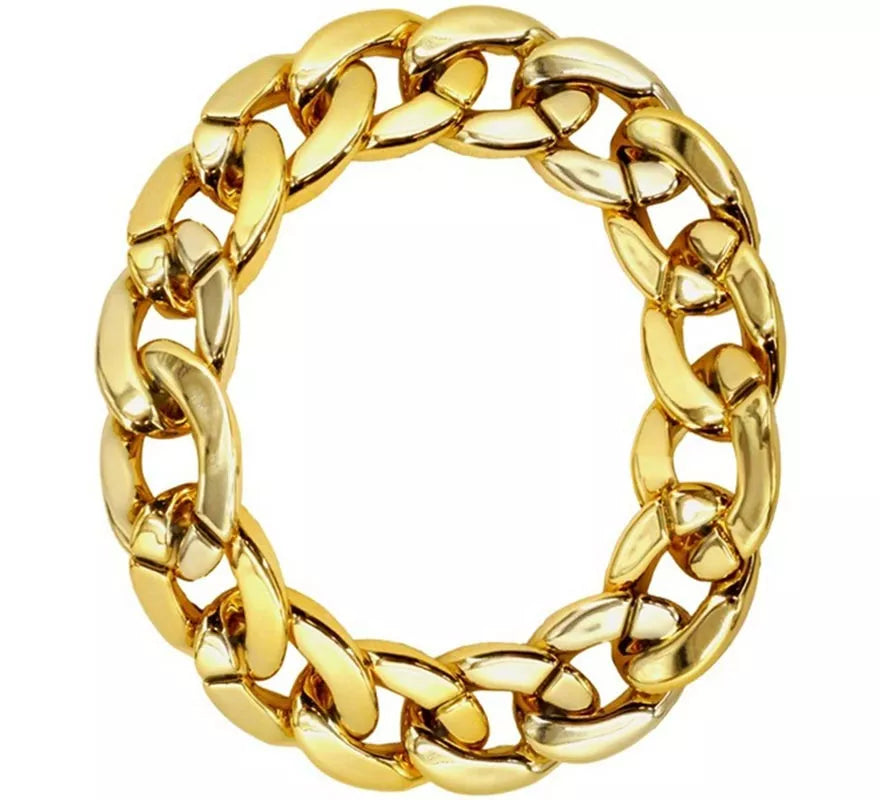 Pulsera de Rapero dorada
