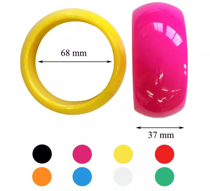 Translation missing: en.Pulsera Flamenca 68x37 mm varios colores
