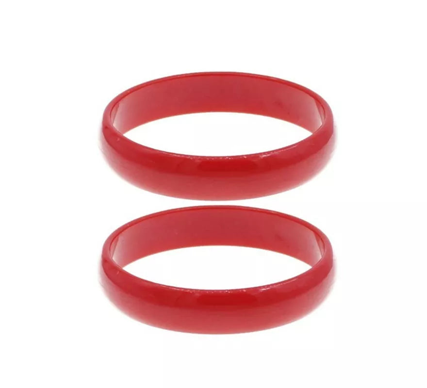 Translation missing: en.Pulsera Flamenca grande roja de 7,5 cm