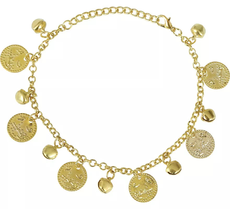 Pulsera Tobillera de Monedas