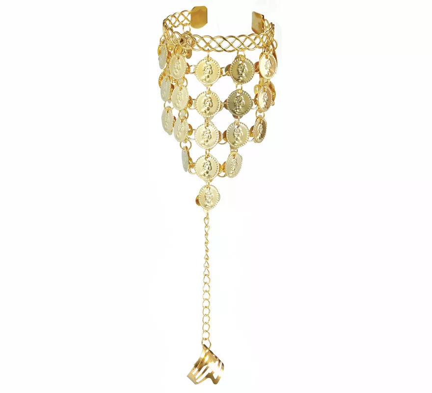 Pulsera Zíngara de Medallas doradas