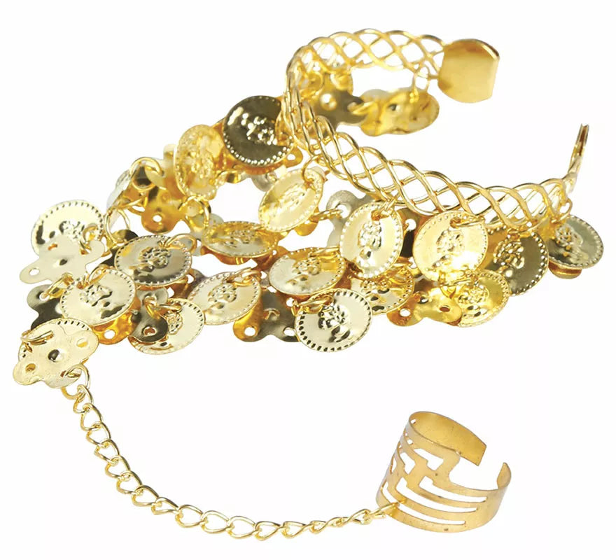 Translation missing: en.Pulsera Zíngara de Medallas doradas