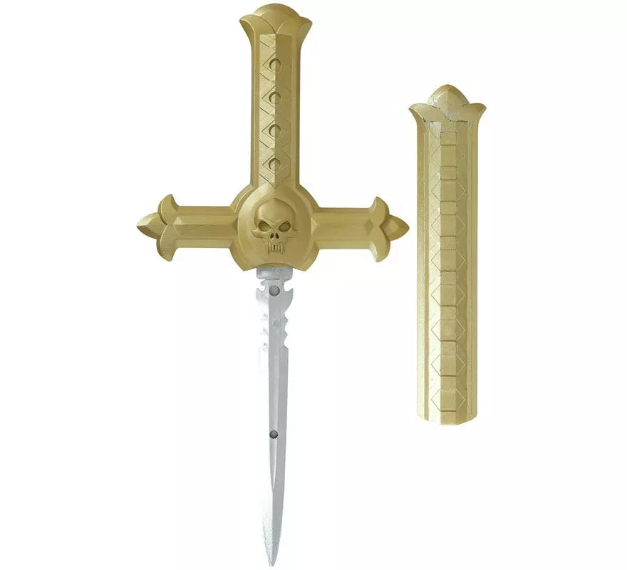 Puñal Cruz con Estaca de 26 cm
