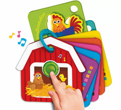 Puzzle Farm Cards with Real Animal Sounds and Voices