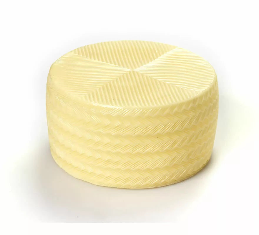 Translation missing: en.Queso de plástico beige de 18.5 cm de diámetro