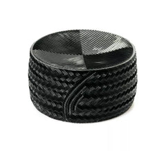 18.5cm diameter black plastic cheese