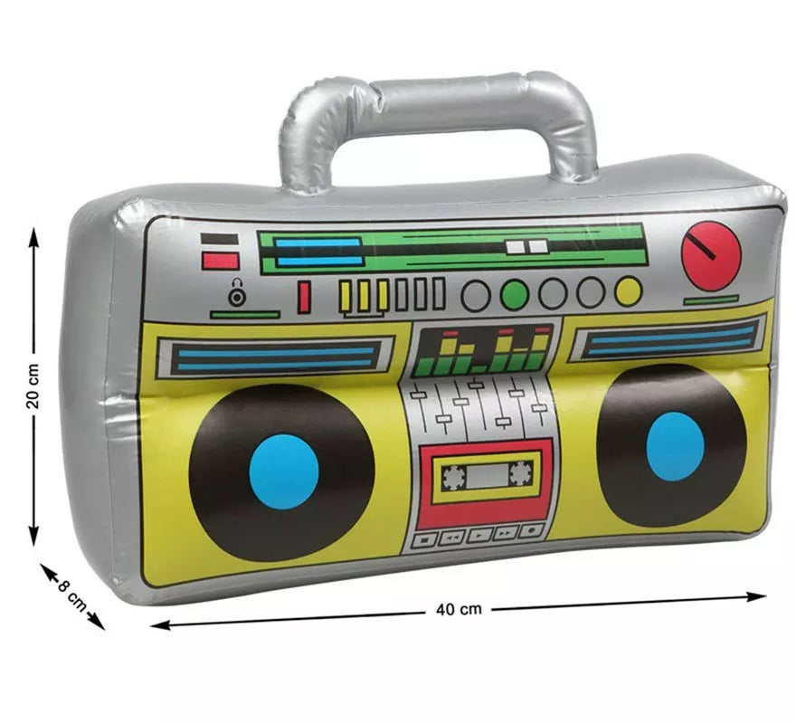 Translation missing: en.Radio Hinchable de los 80 de 40x20x8 cm