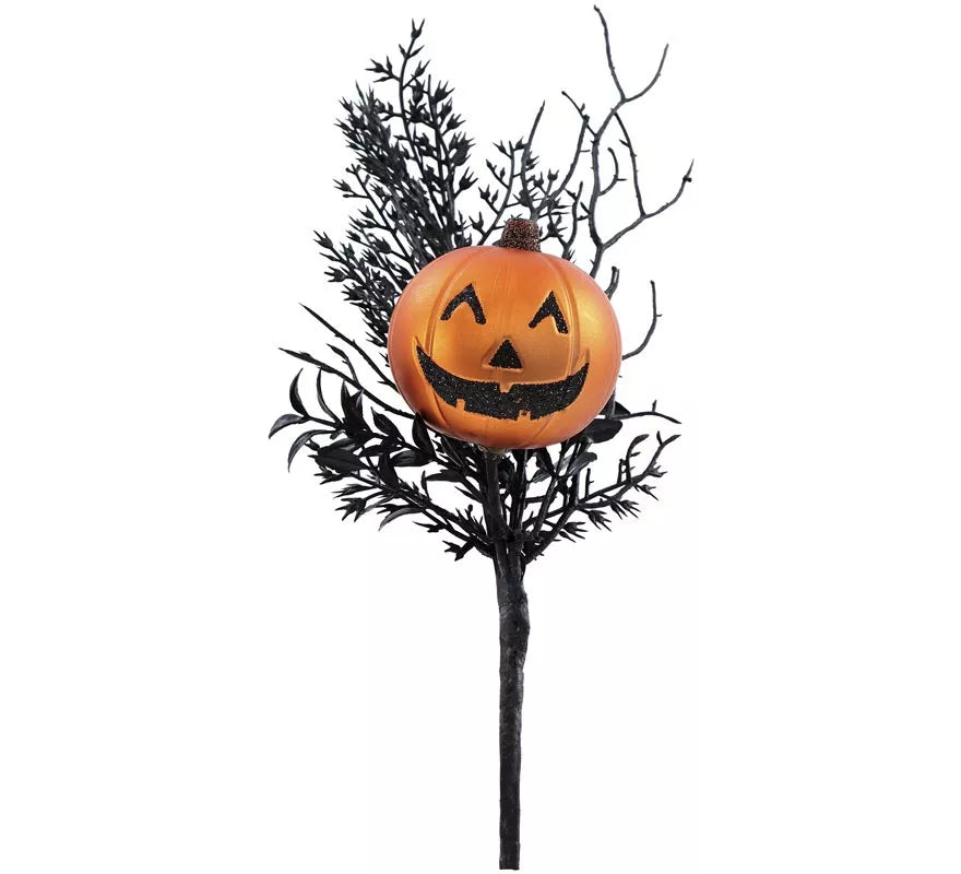Translation missing: en.Rama Artificial con Calabaza Cromada de 25 cm