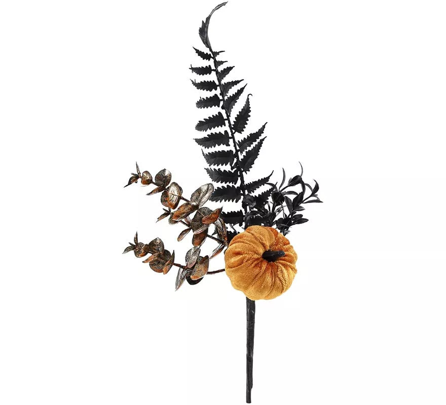 Translation missing: en.Rama Artificial con Calabaza Peluche de 25 cm