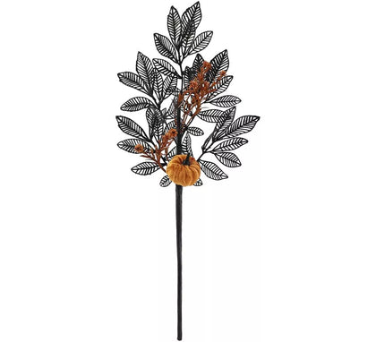 Rama Halloween con Calabaza de 60 cm