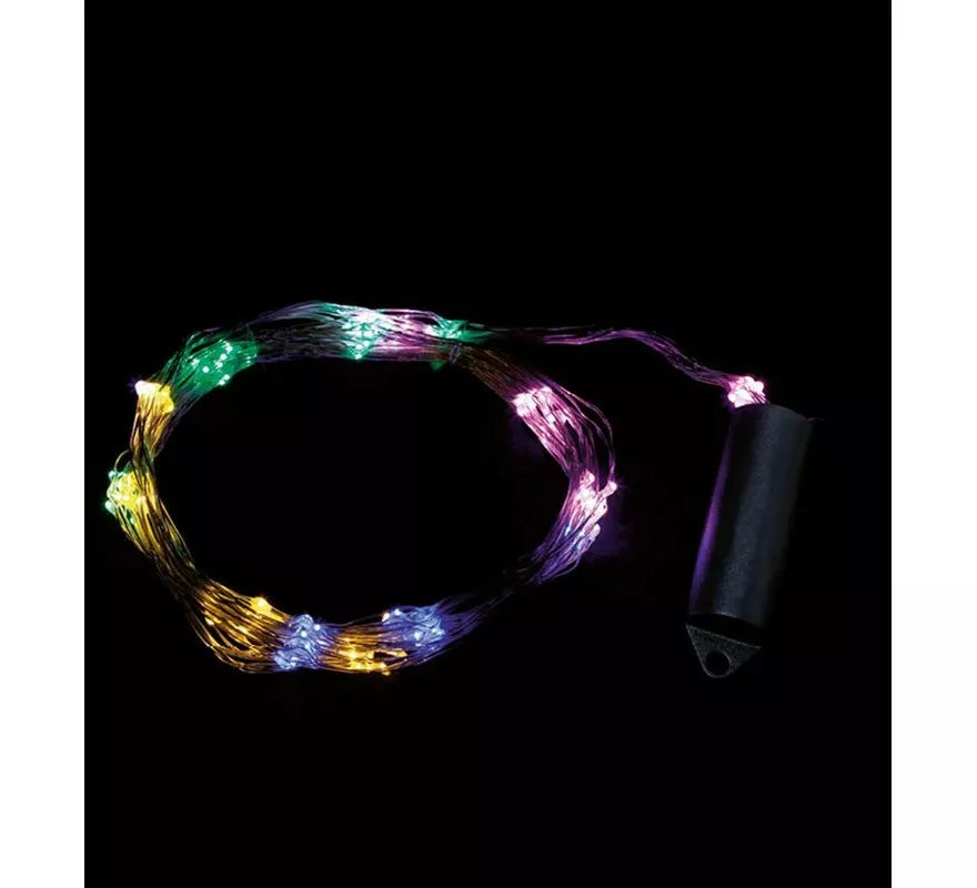 Rama Hilo de 2 Mts. 200 Led Rojo, Verde y Azul