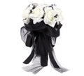 Ramillete Negro de Novia Cadáver de 33X16 cm