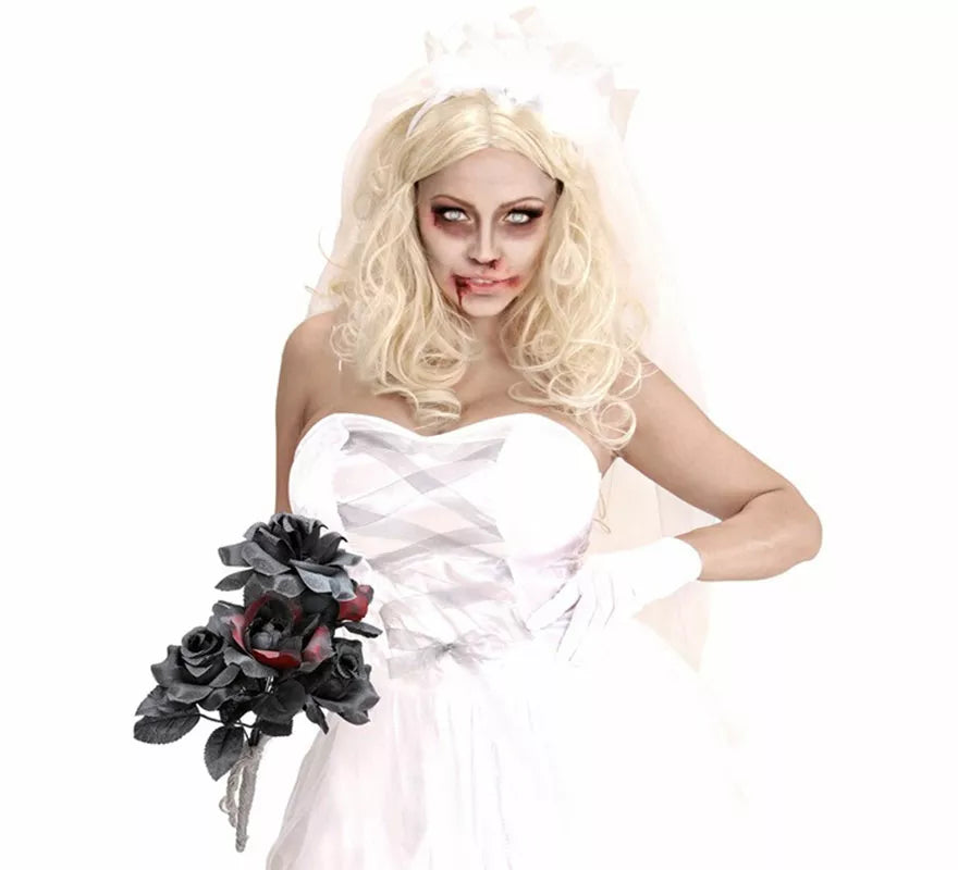 Ramo de Rosas de Novia para Halloween