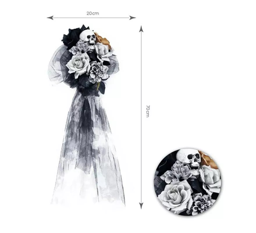 Translation missing: en.Ramo Halloween Skull de 20x70 cm