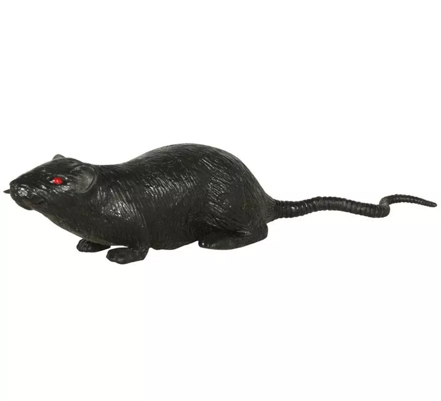 Rata Gris de Látex 15 cm