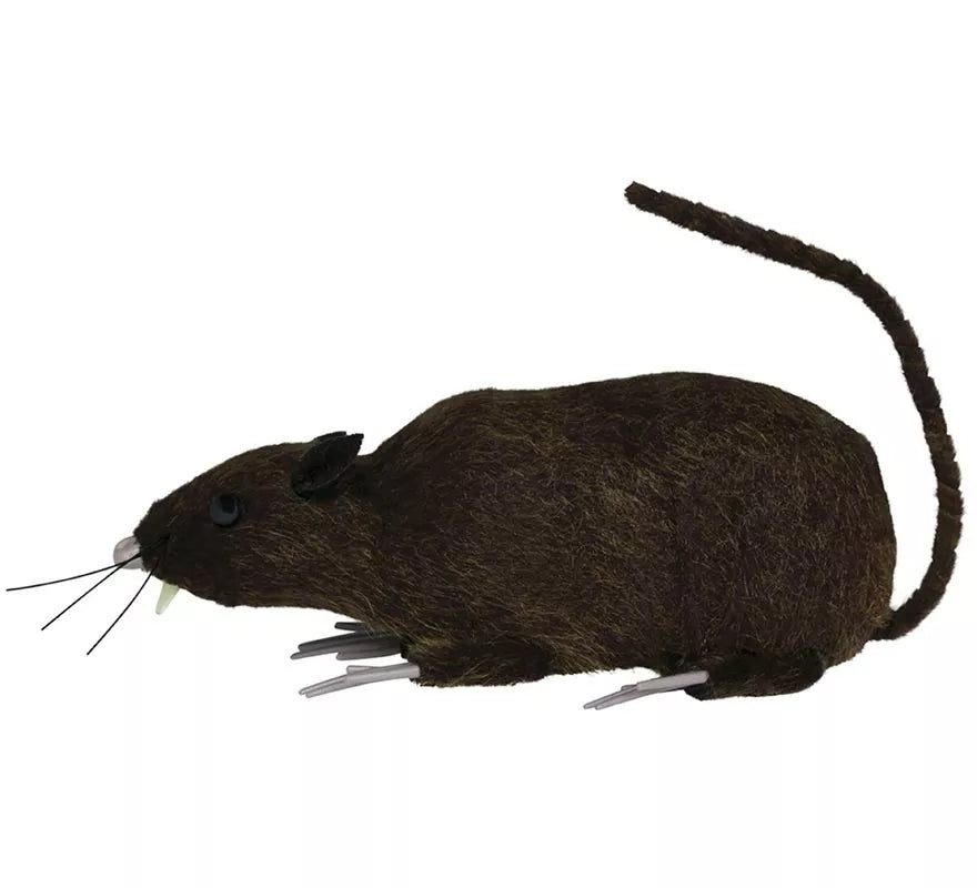 Rata Marrón de 15 cm