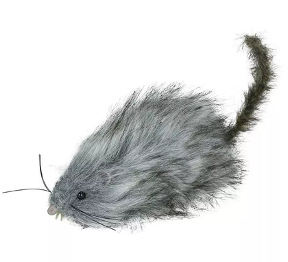 Rata Peluda gris de 16 cm