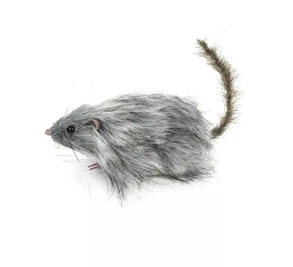 Rata Peluda Gris de 7x17 cm