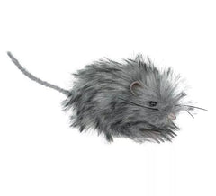 11cm Gray Furry Mouse