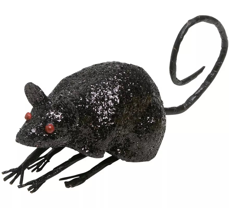 Ratoncito con Purpurina de 8,5 cm en varios colores