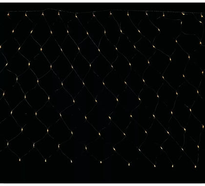 Red de 160 Led Blanco Cálido Multifunción para Exterior de 2X2 mts
