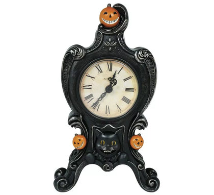 Reloj de Mesa Antiguo de Resina de 24x14 cm