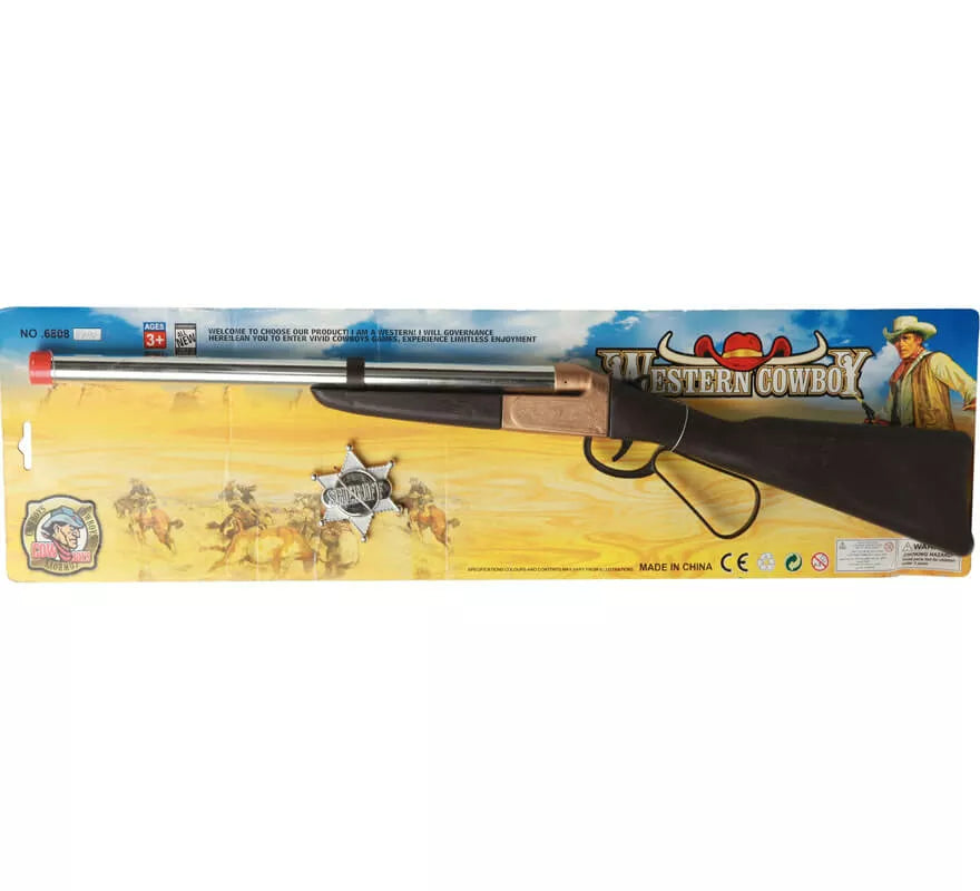Rifle de 63 cm con Estrella de Sheriff del Oeste