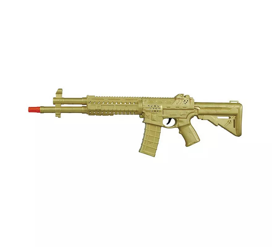 Rifle Ruso Dorado de Bufón Risueño de 68 cm