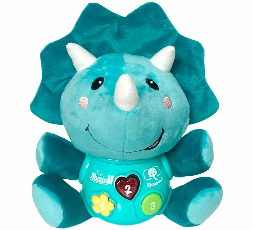 Translation missing: en.Rino Musical de Peluche con Luz y Sonido de 24 cm