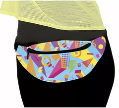 Blue Printed Waist Bag from the '80s