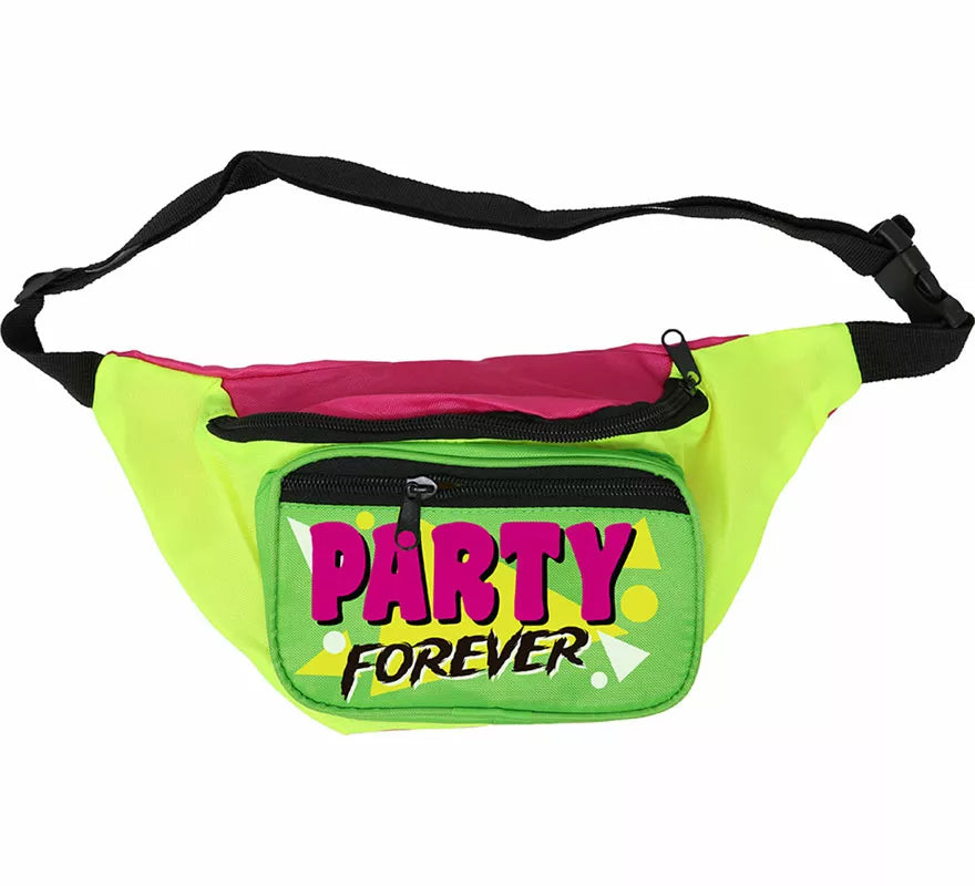 Riñonera Verde Party forever de 35x12 cm