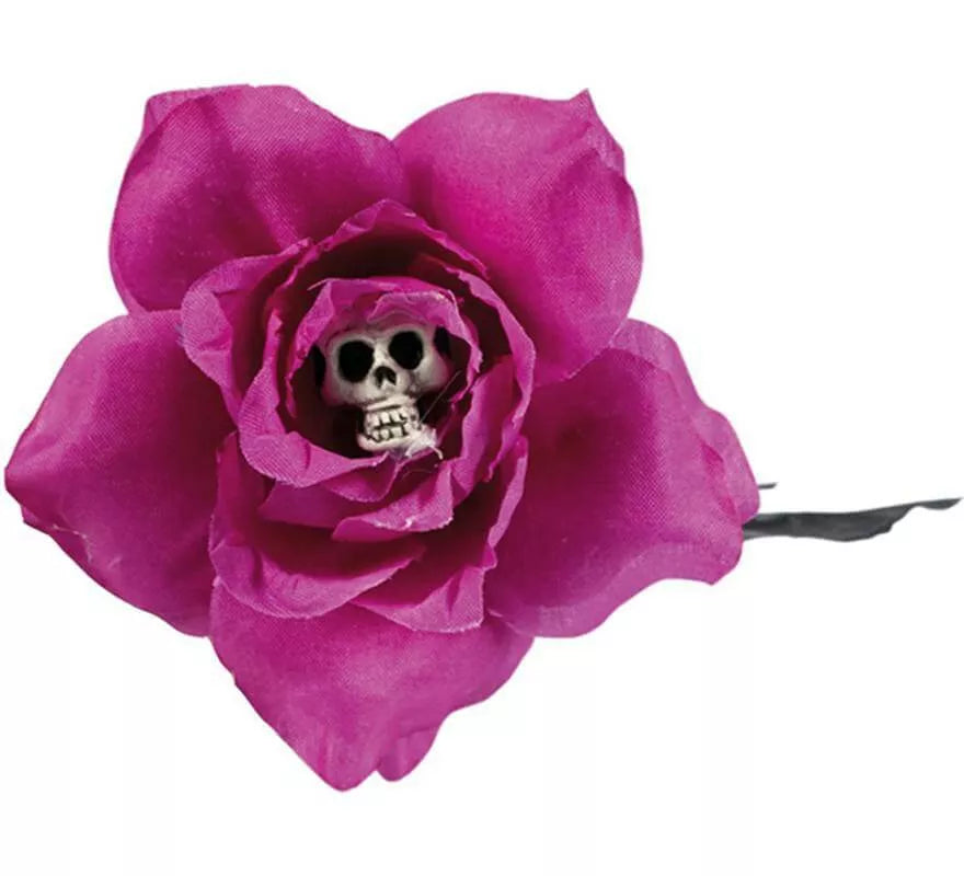 Rosa con Calavera 42 cm