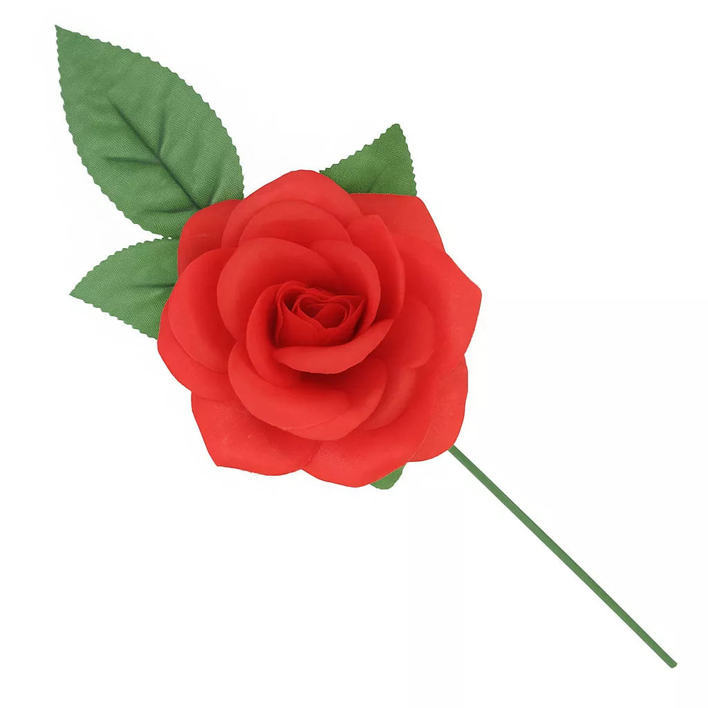 Rosa de Sevillana o Chulapa con varilla de 8 cm en varios colores