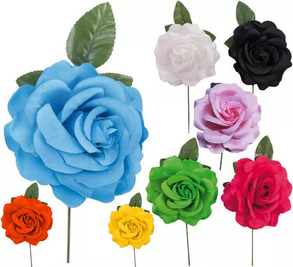 Rosa en varios colores para Flamencas y Chulapas