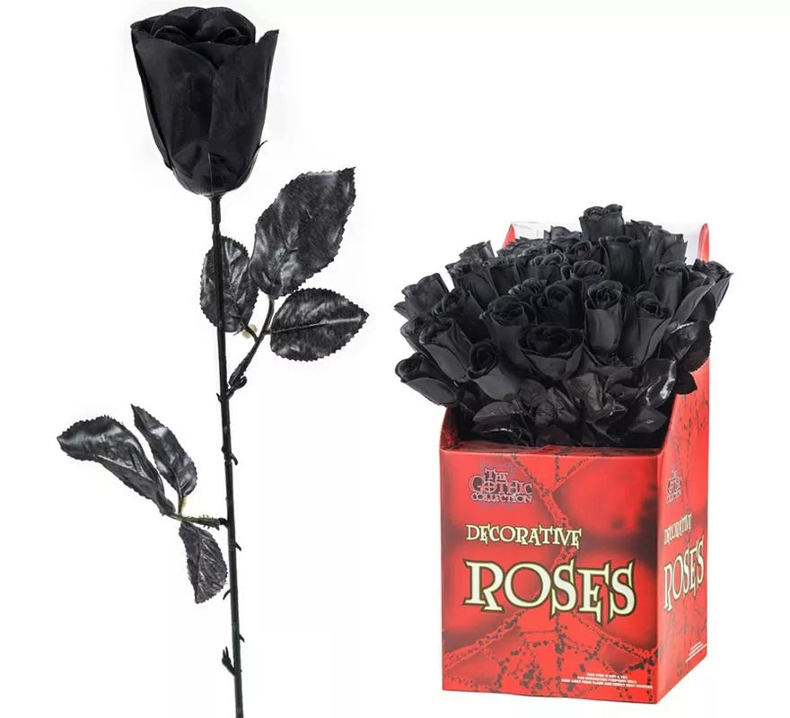 Rosa negra de 43 cm
