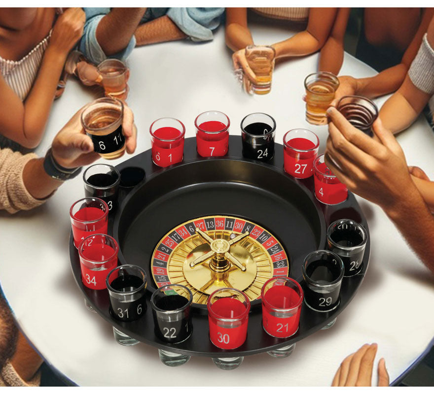 Translation missing: pt-PT.Ruleta Casino de 29 cm con 16 Vasos de 4,5 cm