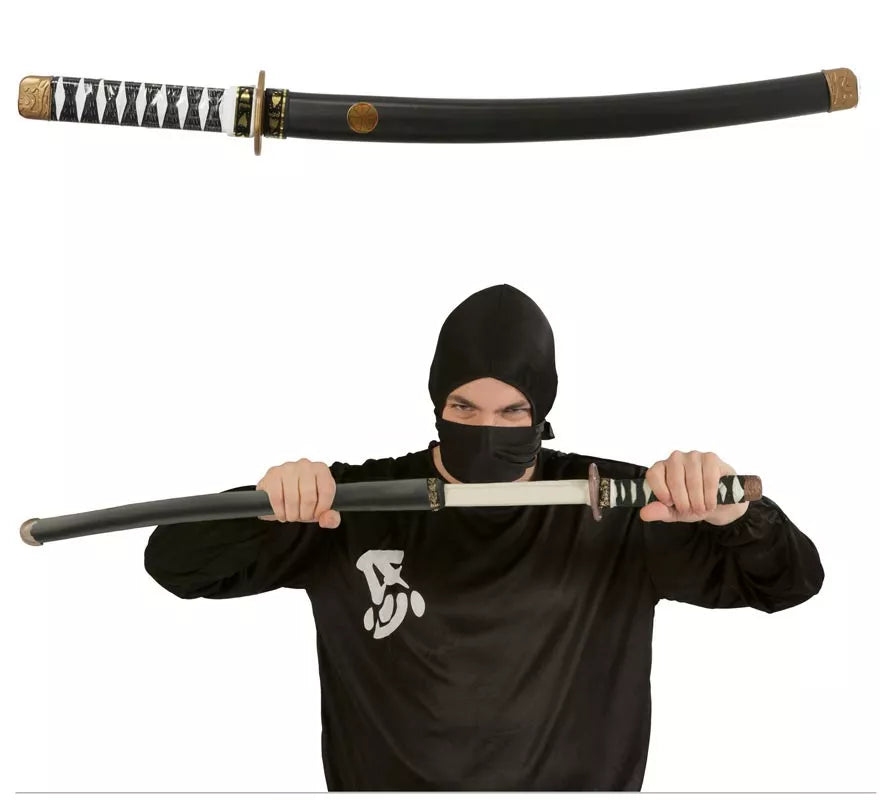 Translation missing: en.Sable de Japonés o Espada Ninja negra de 76 cm con funda