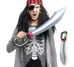 75 cm gray inflatable pirate saber