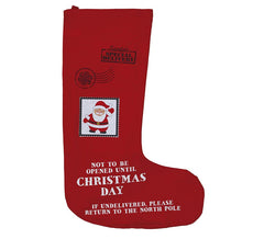 Santa Claus red stocking bag 110 cm