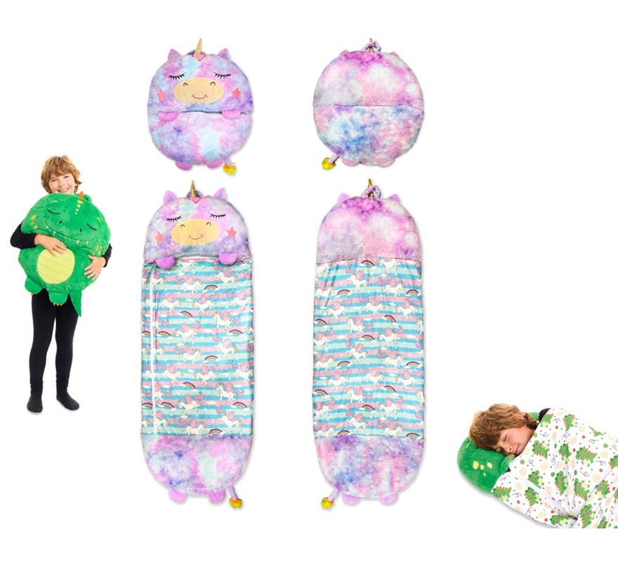 Translation missing: en.Saco de Dormir con Cojín Unicornio iridiscente de 180 cm