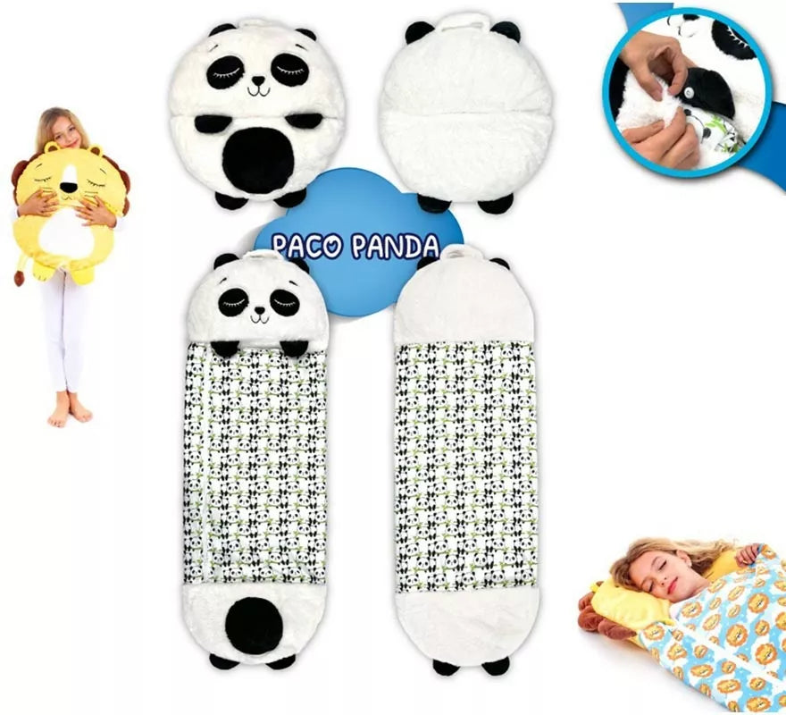 Translation missing: en.Saco de Dormir Panda Paco con cojín de 165 cm