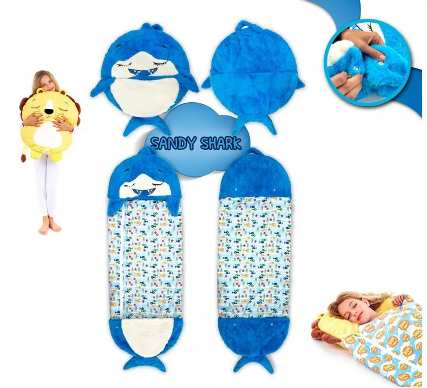 Saco de Dormir Shark Sandy con cojín de 165 cm
