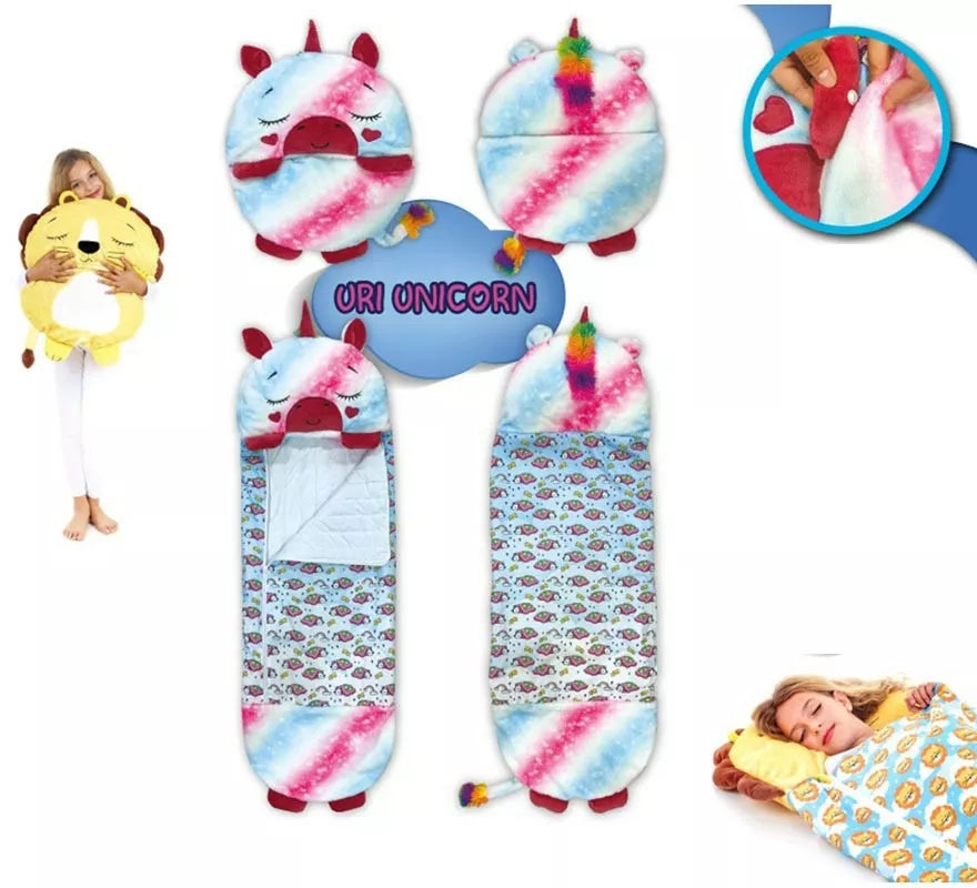 Saco de Dormir Uri Unicornio con cojín de 165 cm