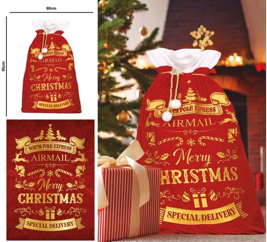 Translation missing: en.Saco de Merry Christmas de 60x95 cm