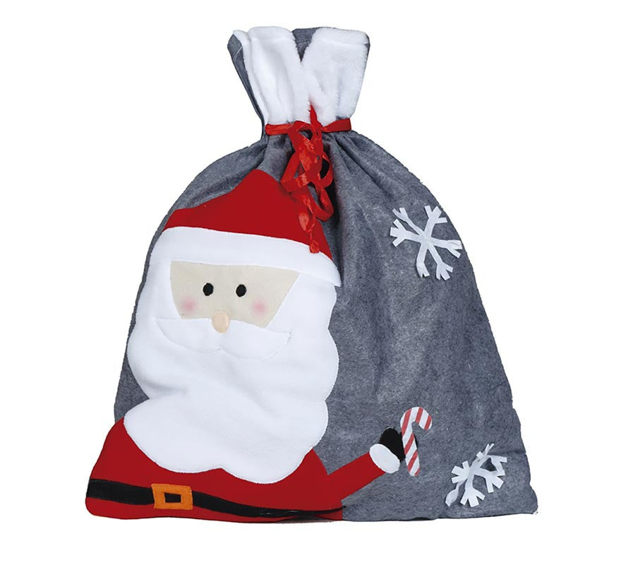 Translation missing: en.Saco de Papá Noel gris de 50X60 cm