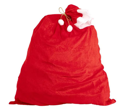 Saco de Papá Noel roja de 70 X 100 cm