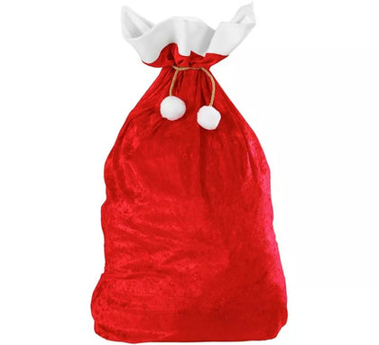 Saco Papá Noel de Terciopelo de 60x100 cm