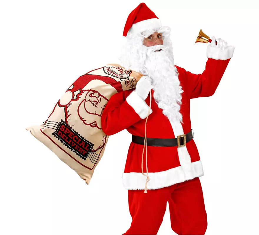 Saco Santa Claus de Yute de 50X80 cm